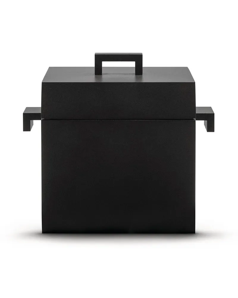 Alessi Kochtopf Alessi 100 Values Collection - Schwarz - Gussaluminium - Designer Aldo Rossi 