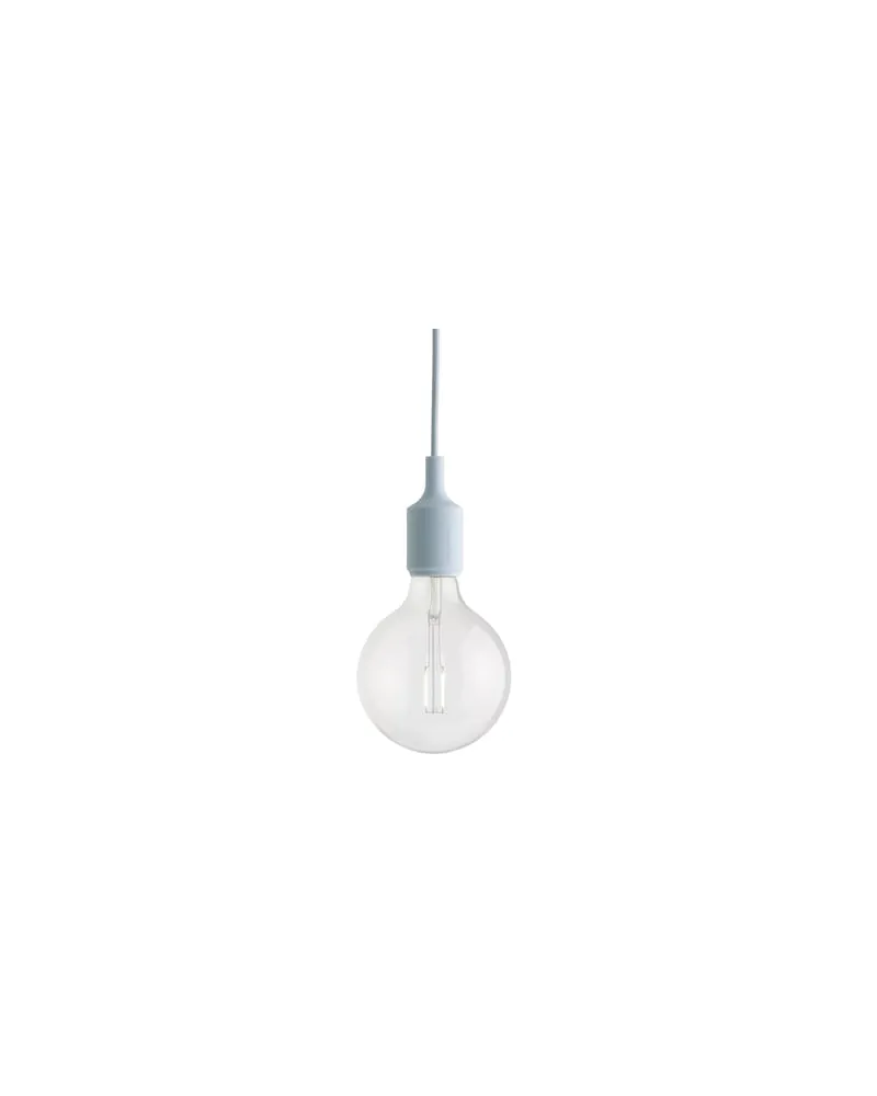 Muuto Pendelleuchte E27 - Blau - Silikon - Designer Mattias Stahlbom 