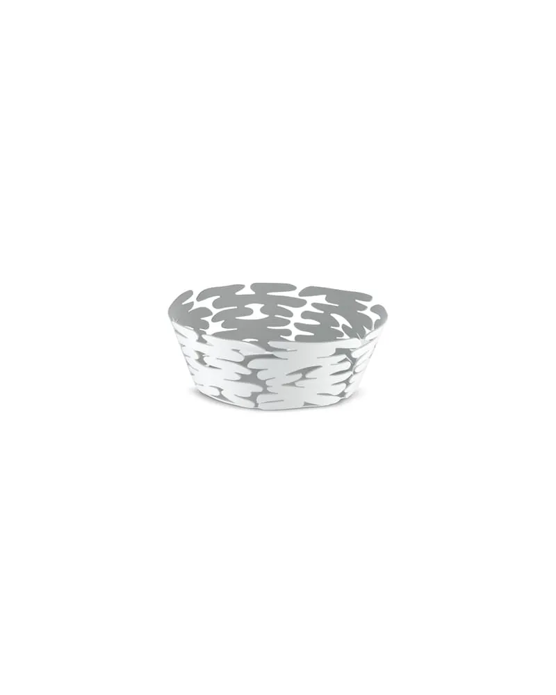 Alessi Korb Barket - Weiß - gefirnister Stahl - Designer Donia Maaoui 