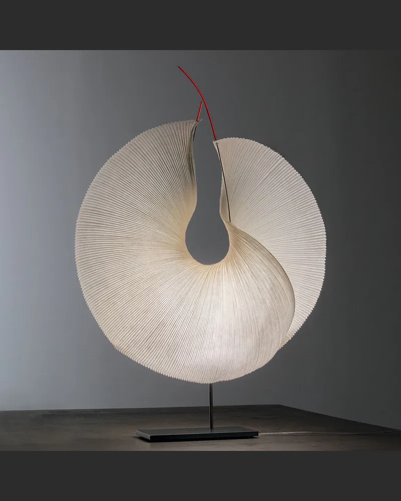 Ingo Maurer Tischleuchte The MaMo Nouchies - Beige - Japanisches Papier - Designer Dagmar Mombach 
