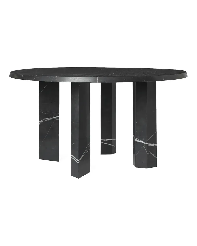 ferm LIVING Couchtisch Taula - Schwarz - Marmor - Designer Trine Andersen 