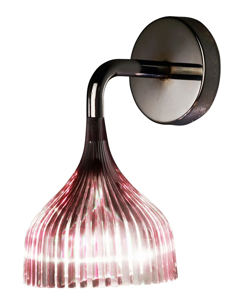 Kartell Wandleuchte E - Schwarz - Polycarbonat 2.0 - Designer Ferruccio Laviani 