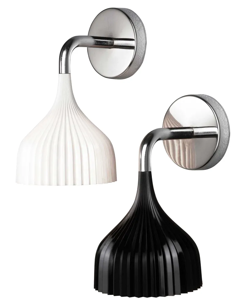 Kartell Wandleuchte E - Schwarz - Polycarbonat 2.0 - Designer Ferruccio Laviani 