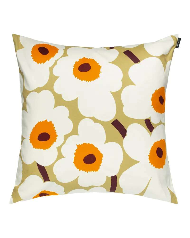 Marimekko Kissenüberzug Kukat Puhkeavat - Blau - Organische Baumwolle - Designer Maija Louekari 