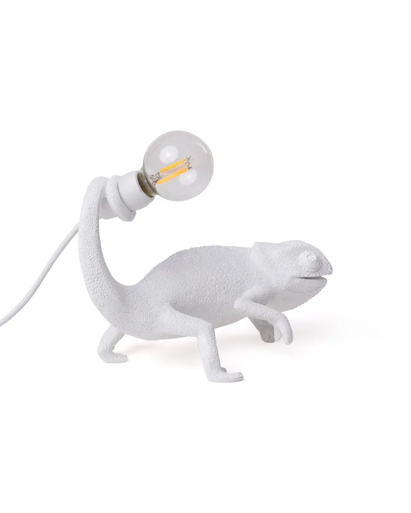 Seletti Tischleuchte Animaux - Weiß - Harz - Designer Marcantonio 