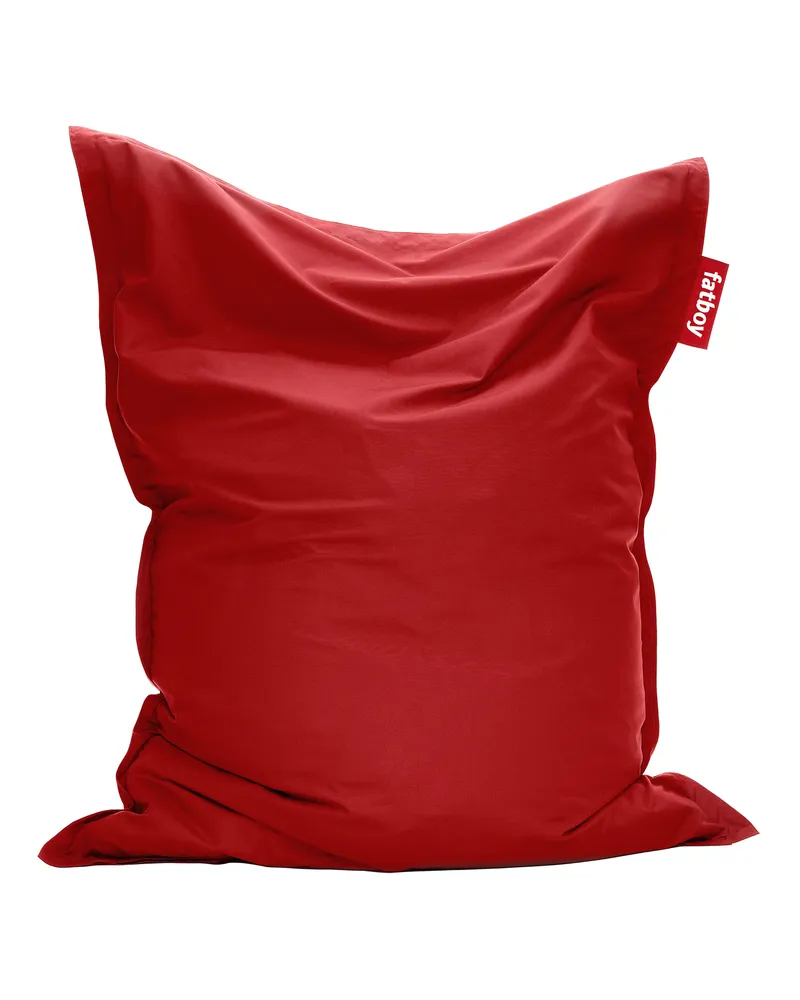 Fatboy Outdoor-Hocker Original - Rot - Olefin Stoff - Designer Jukka Setälä 