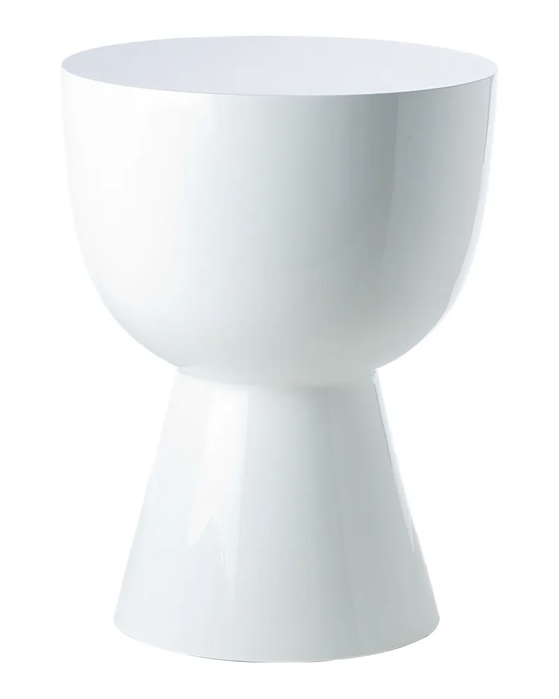 POLSPOTTEN Hocker Tabouret plastique - Orange - lackiertes Polyester 
