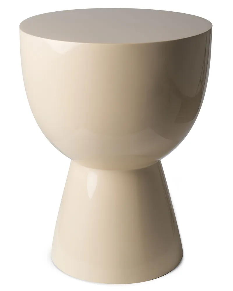 POLSPOTTEN Hocker Tabouret plastique - Orange - lackiertes Polyester 