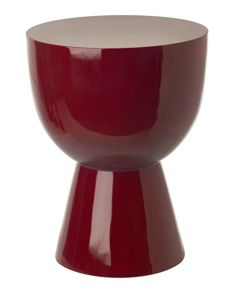 POLSPOTTEN Hocker Tabouret plastique - Orange - lackiertes Polyester 