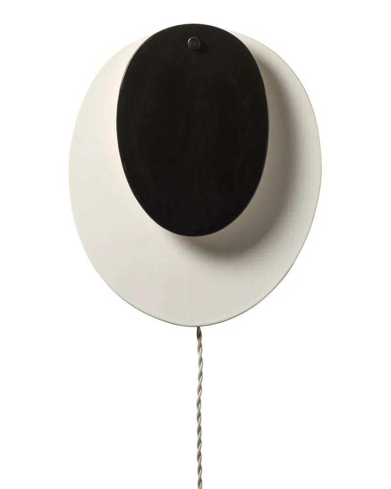 Serax Wandleuchte mit Stromkabel NEBULA - Schwarz - emaillierte Keramik - Designer Studio Ottawa 