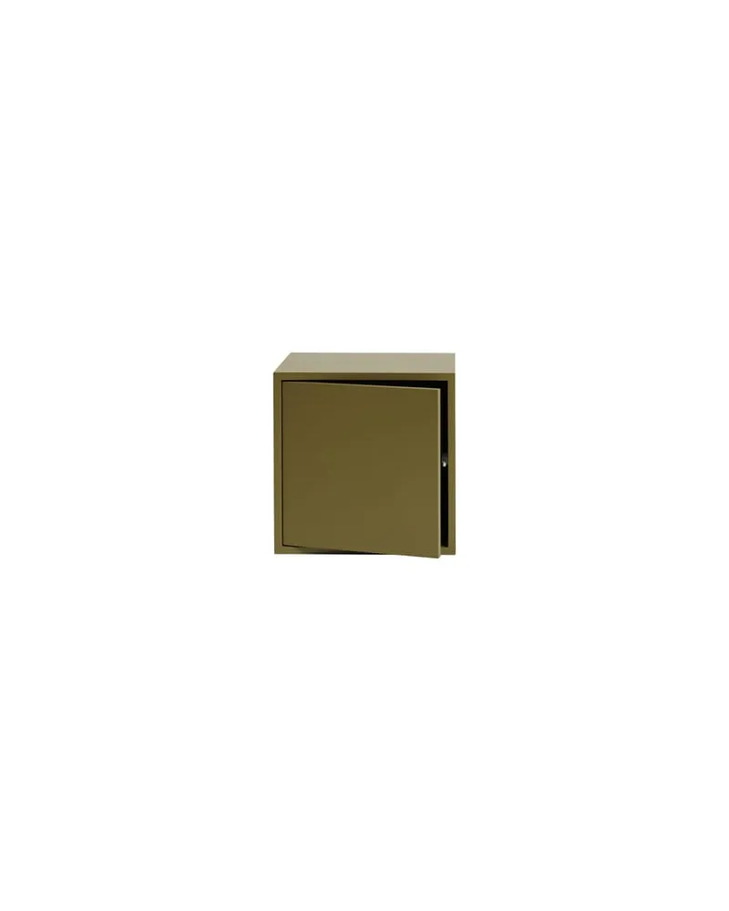 Muuto Regal Stacked - Grün - mitteldichte bemalte Holzfaserplatte - Designer Julien De Smedt 