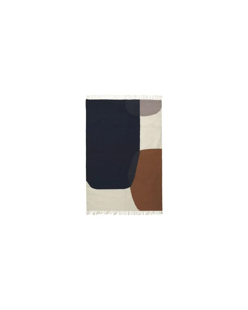 ferm LIVING Teppich Tapis - Braun - Wolle - Designer Trine Andersen 
