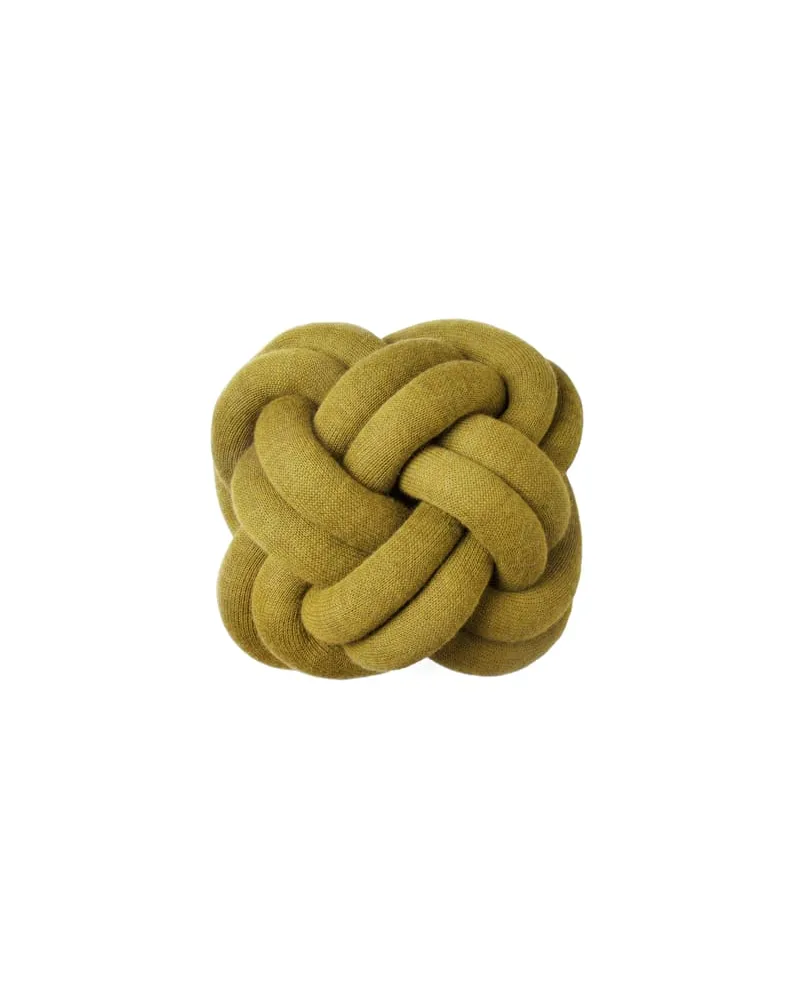 Design House Stockholm Kissen Knot - Gelb - Polyacryl - Designer Ragnheiður Osp Sigurðardóttir 