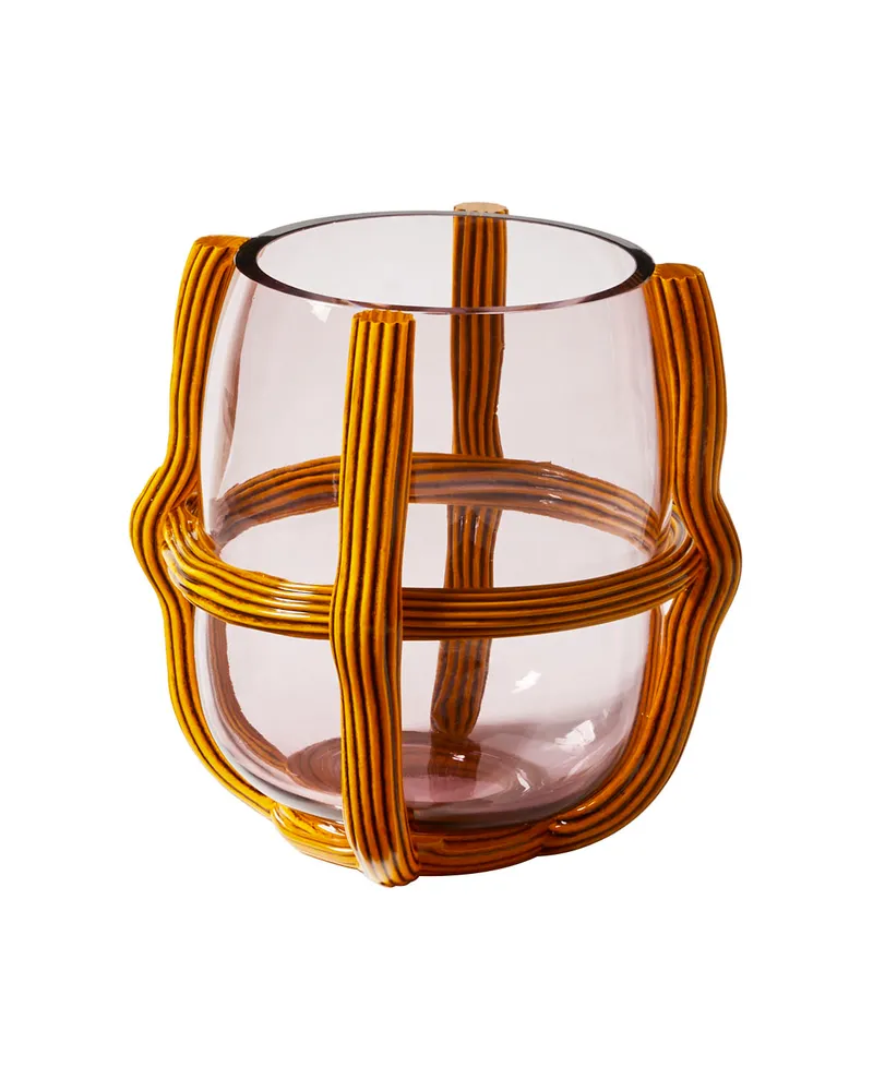 Cassina Vase Sestiere - Orange - Mundgeblasenes Murano-Glas - Designer Patricia Urquiola 