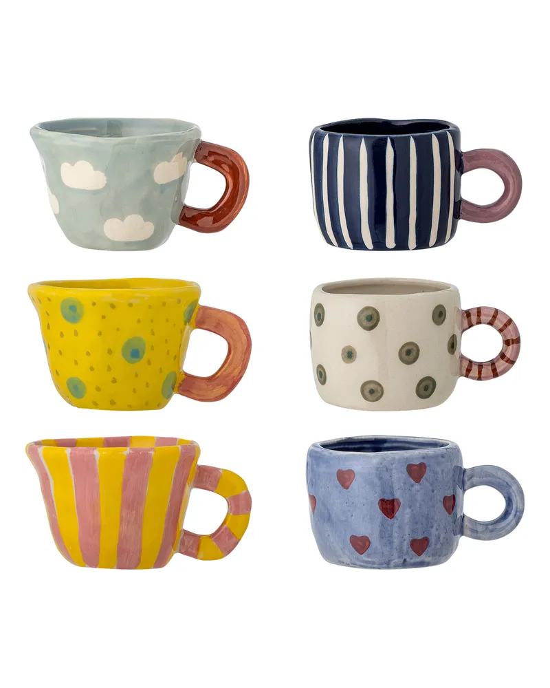 Bloomingville Becher Nini - Bunt - Sandstein 