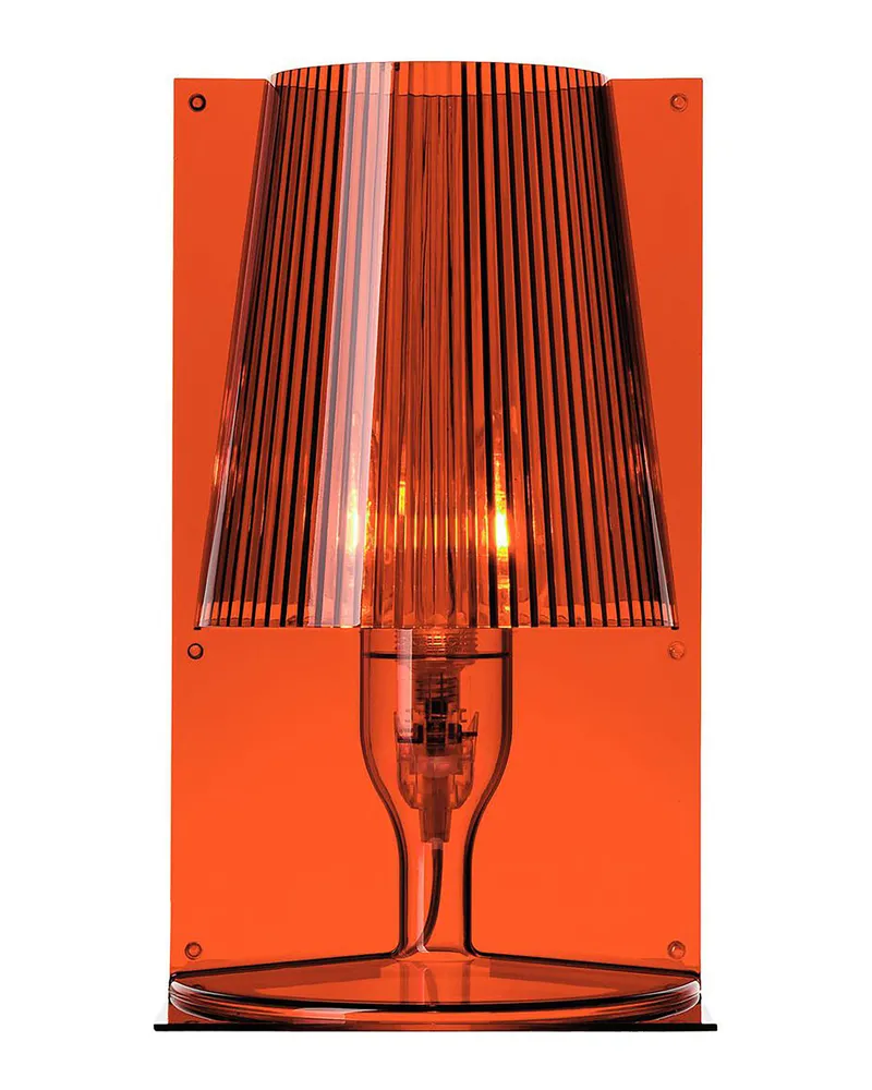 Kartell Tischleuchte Take - Schwarz - Polycarbonat 2.0 - Designer Ferruccio Laviani 