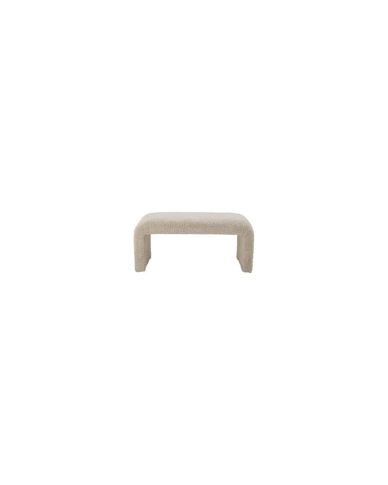 Bloomingville Gepolsterte Bank Bobbie - Beige - Schlingenpol 