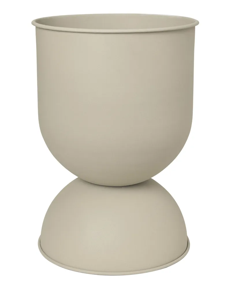 ferm LIVING Blumentopf Hourglass - Silber - Aluminium - Designer Trine Andersen 