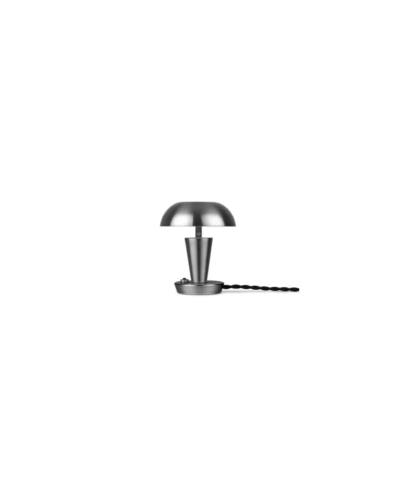 ferm LIVING Tischleuchte Tiny - Metall - vernickeltes Eisen 