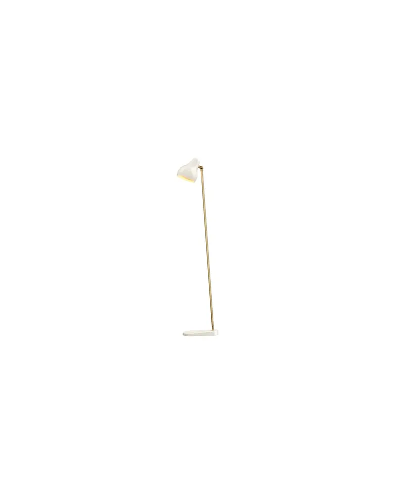 Louis Poulsen Stehleuchte VL - Gold - gebürstetes Messing - Designer Vilhelm Lauritzen 