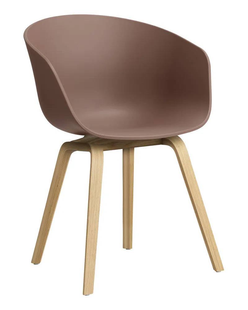 Hay Sessel About a chair - Blau - Recyceltes Polypropylen - Designer Hee Welling 