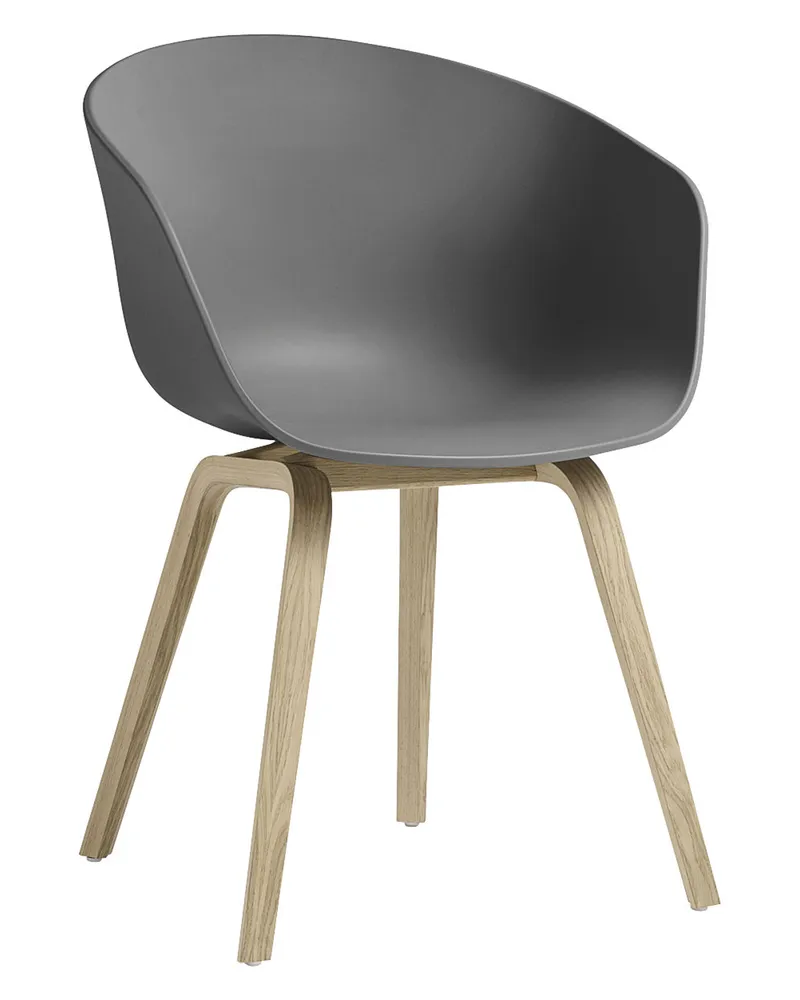 Hay Sessel About a chair - Blau - Recyceltes Polypropylen - Designer Hee Welling 