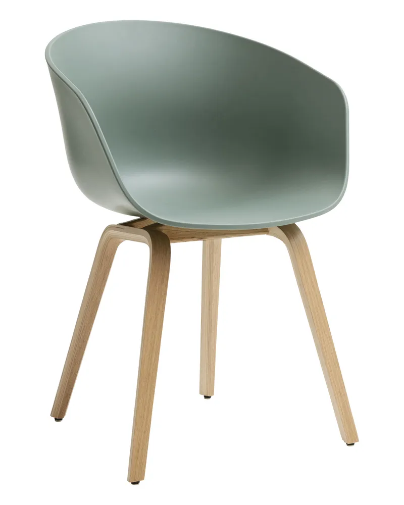 Hay Sessel About a chair - Blau - Recyceltes Polypropylen - Designer Hee Welling 