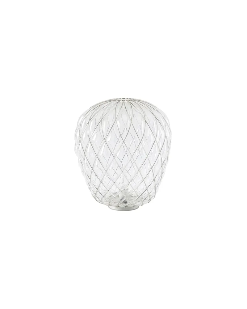 FontanaArte Tischleuchte Pinecone - Transparent - mundgeblasenes Glas - Designer Paola Navone 