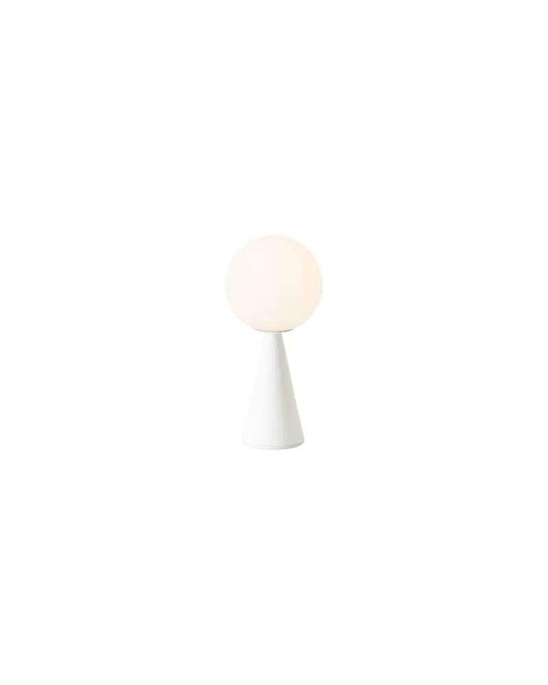 FontanaArte Tischleuchte Bilia - Weiß - Satiniertes mungeblasenes Glas - Designer Gio Ponti 