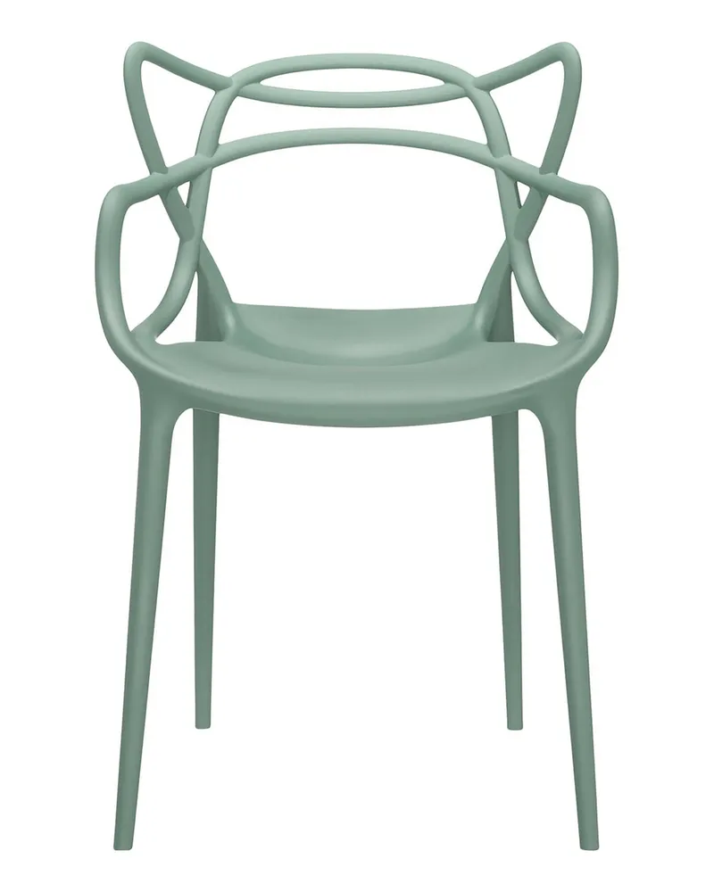 Kartell Stapelbarer Stuhl Masters - Metall - Recyceltes thermoplast. Technopolymer - Designer Philippe STARCK with Eugeni QUITLLET 