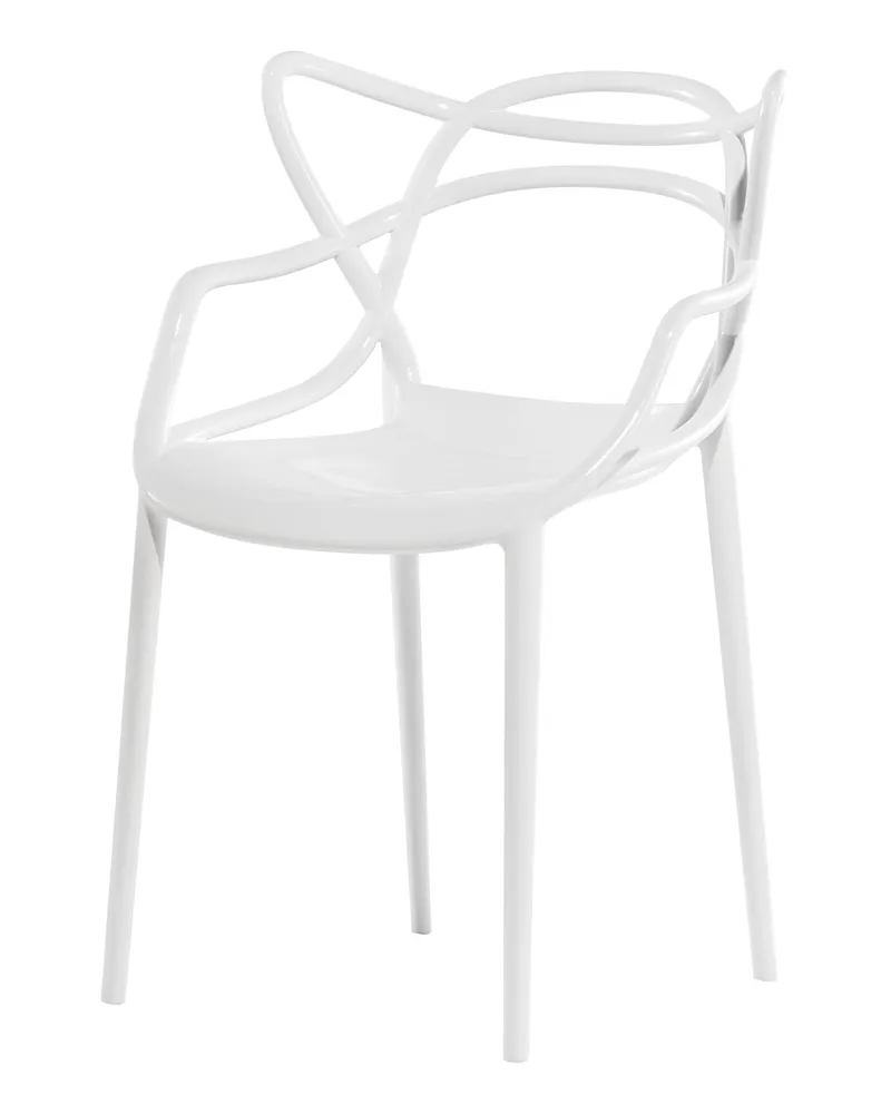 Kartell Stapelbarer Stuhl Masters - Metall - Recyceltes thermoplast. Technopolymer - Designer Philippe STARCK with Eugeni QUITLLET 