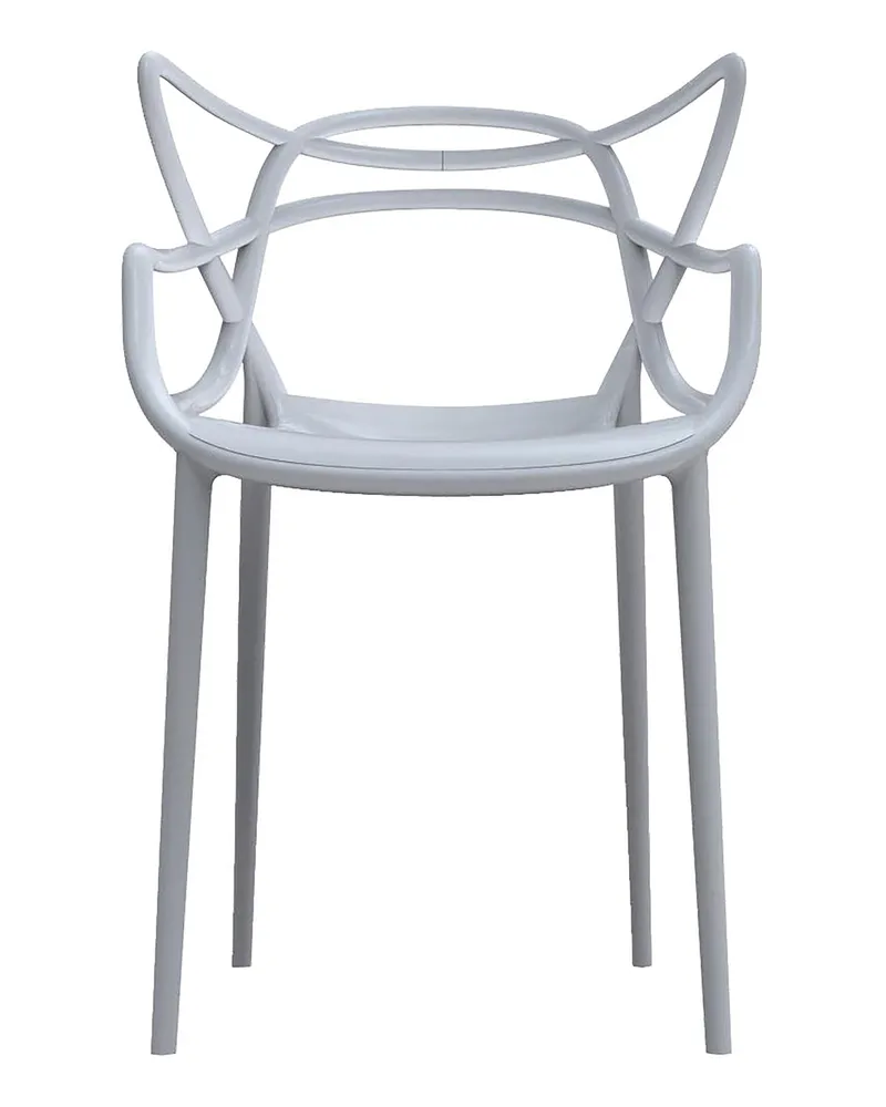 Kartell Stapelbarer Stuhl Masters - Metall - Recyceltes thermoplast. Technopolymer - Designer Philippe STARCK with Eugeni QUITLLET 