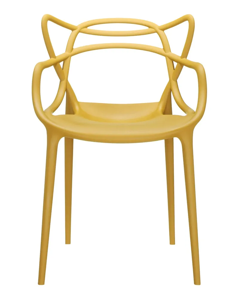 Kartell Stapelbarer Stuhl Masters - Metall - Recyceltes thermoplast. Technopolymer - Designer Philippe STARCK with Eugeni QUITLLET 