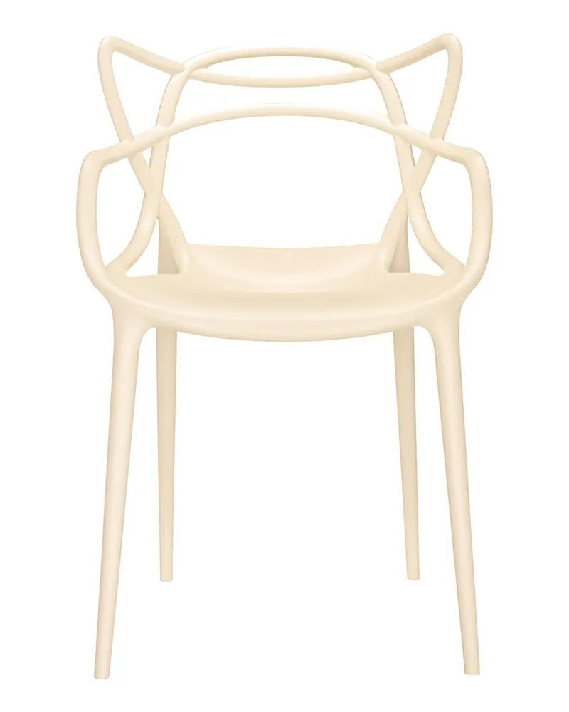 Kartell Stapelbarer Stuhl Masters - Metall - Recyceltes thermoplast. Technopolymer - Designer Philippe STARCK with Eugeni QUITLLET 