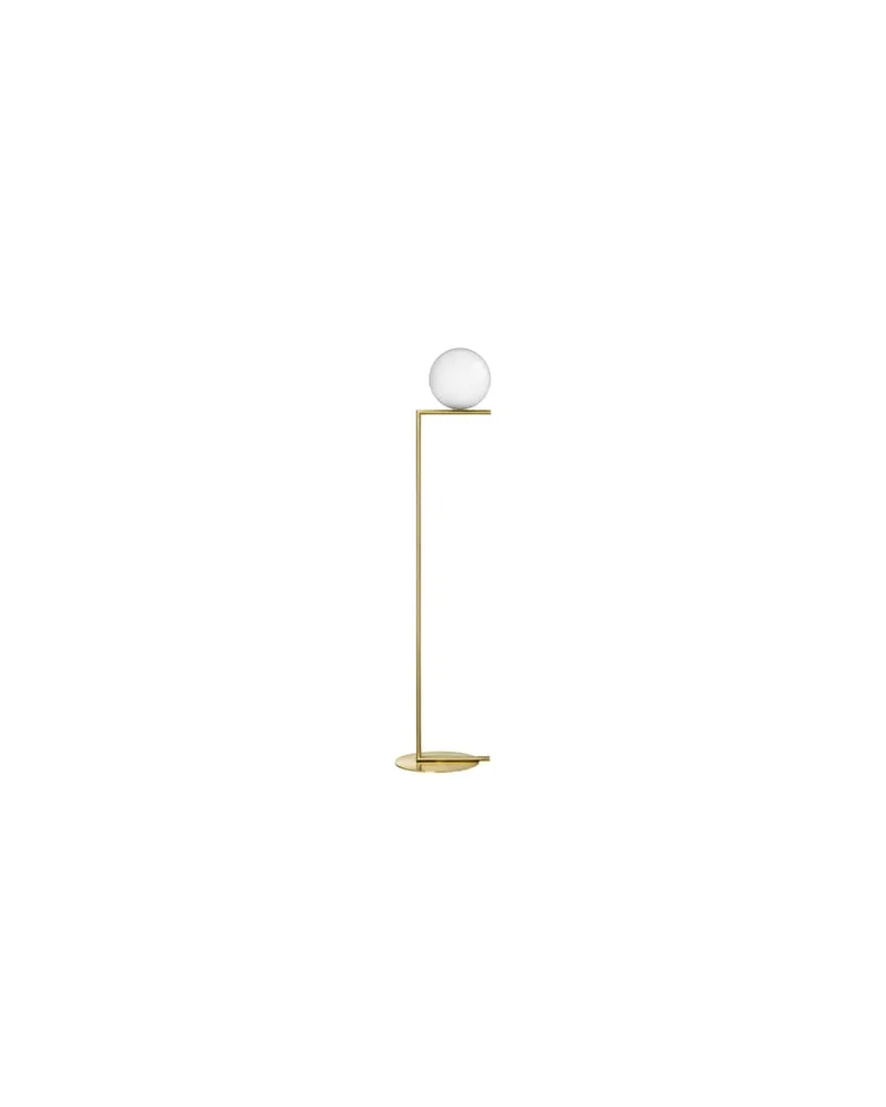 Flos Stehleuchte IC - Metall - geblasenes Glas - Designer Michael Anastassiades 