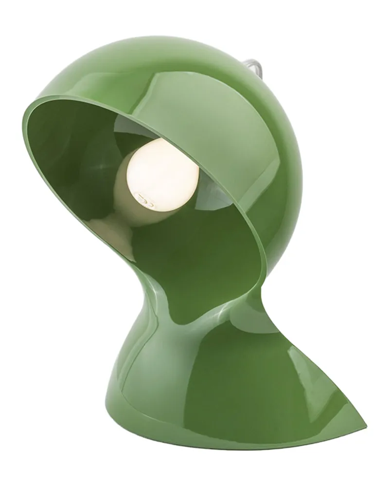 Artemide Tischleuchte Dalù - Rot - Geformter Thermoplast - Designer Vico Magistretti 