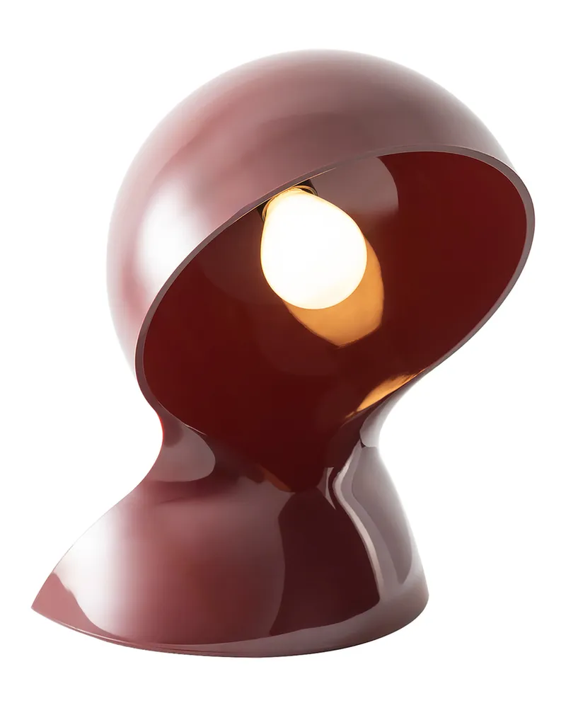 Artemide Tischleuchte Dalù - Rot - Geformter Thermoplast - Designer Vico Magistretti 