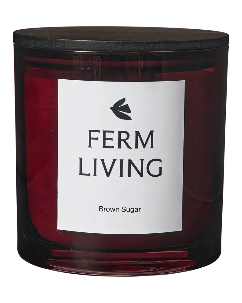 ferm LIVING Parfumierte Kerze Vitto - Violett - Rapswachs 