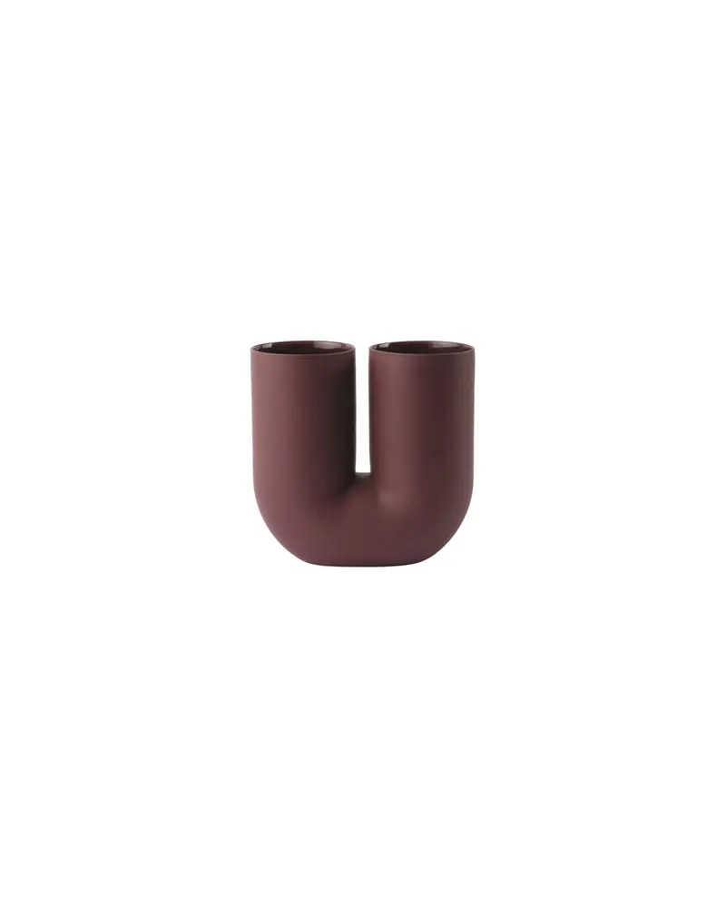 Muuto Vase Kink - Rot - Keramik - Designer Earnest Studio