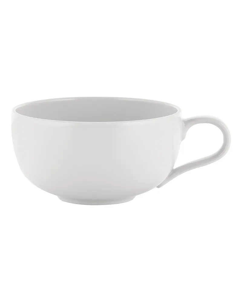 Alessi Kaffeetasse La Bella Tavola - Weiß - Feines Porzellan - Designer Ettore Sottsass 