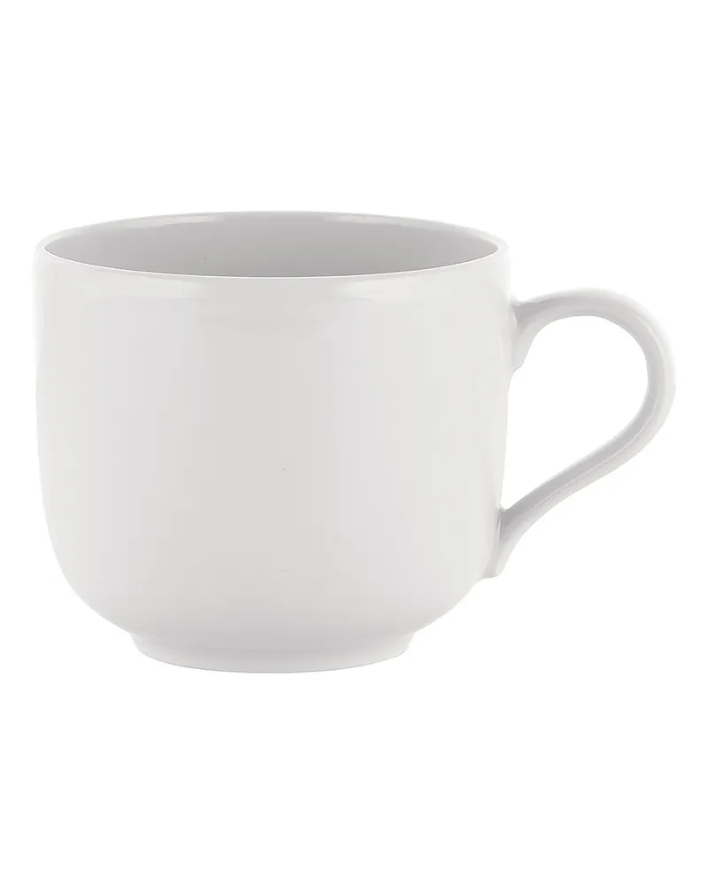 Alessi Kaffeetasse La Bella Tavola - Weiß - Feines Porzellan - Designer Ettore Sottsass 