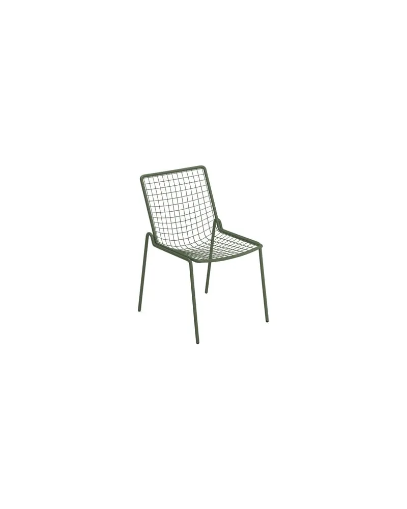 EMU Stapelbarer Stuhl Rio R50 - Grün - Stahl - Designer Anton Cristell 