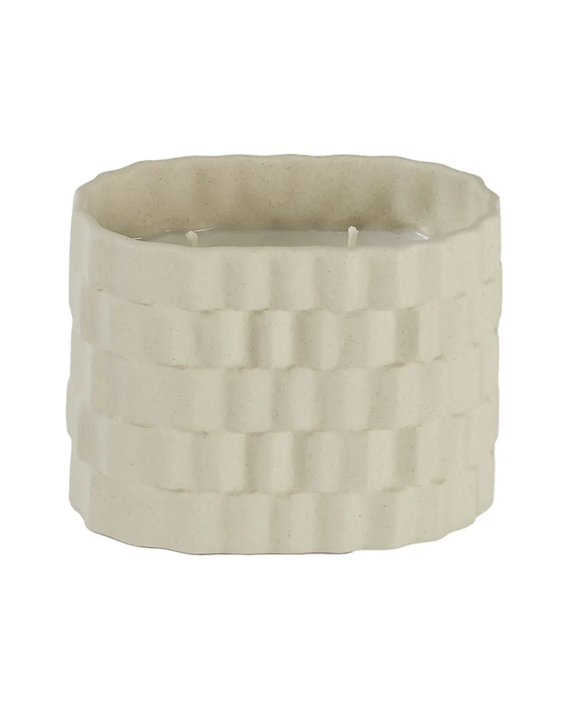 Jars Céramistes Parfumierte Kerze Sillage - Beige - Pflanzenwachs - Designer Elise Fouin 