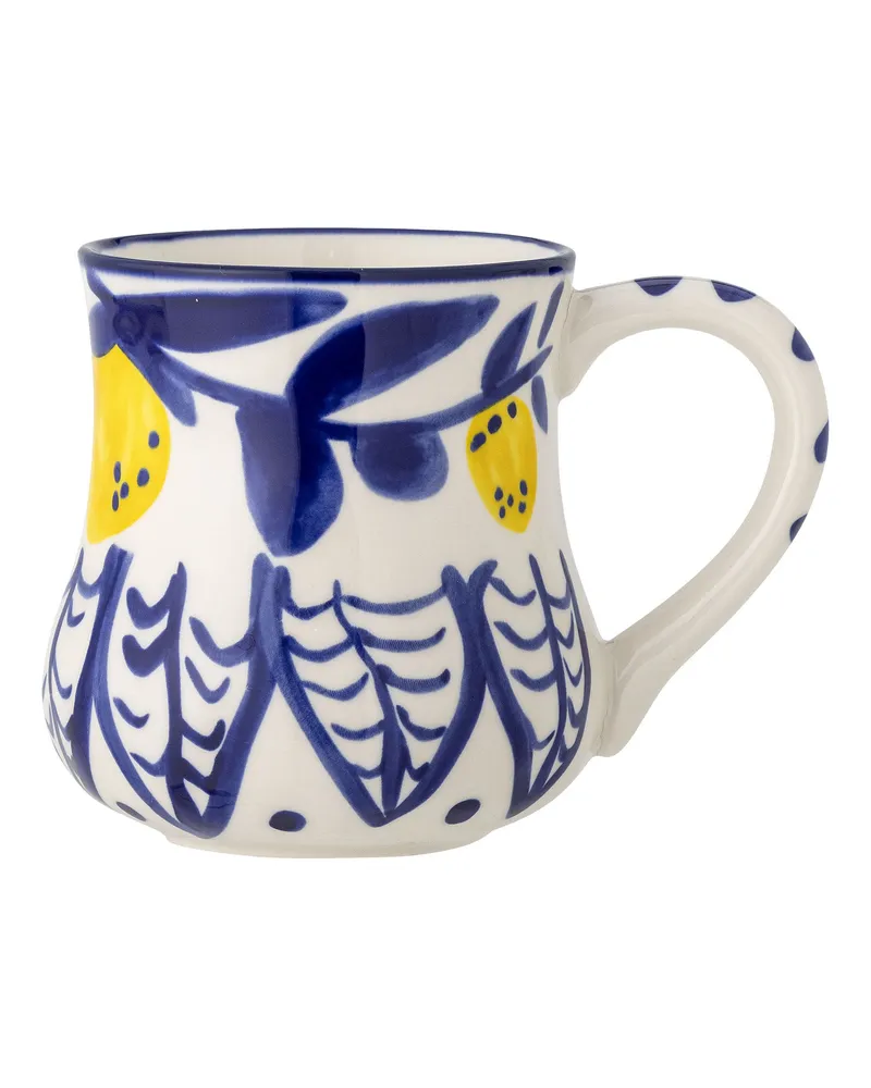 Bloomingville Becher Maxima - Blau - emaillierter Sandstein 