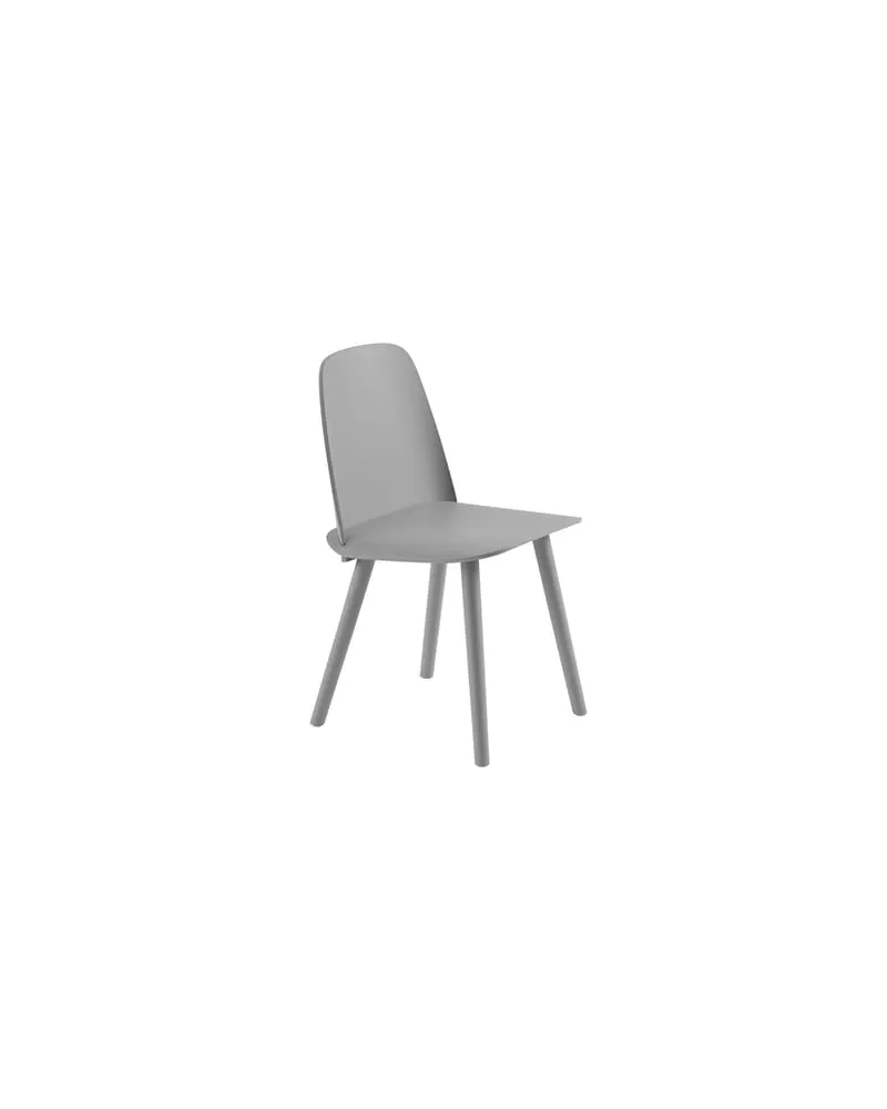 Muuto Stuhl Nerd - Grau - Eschefurnier - Designer David Geckeler 