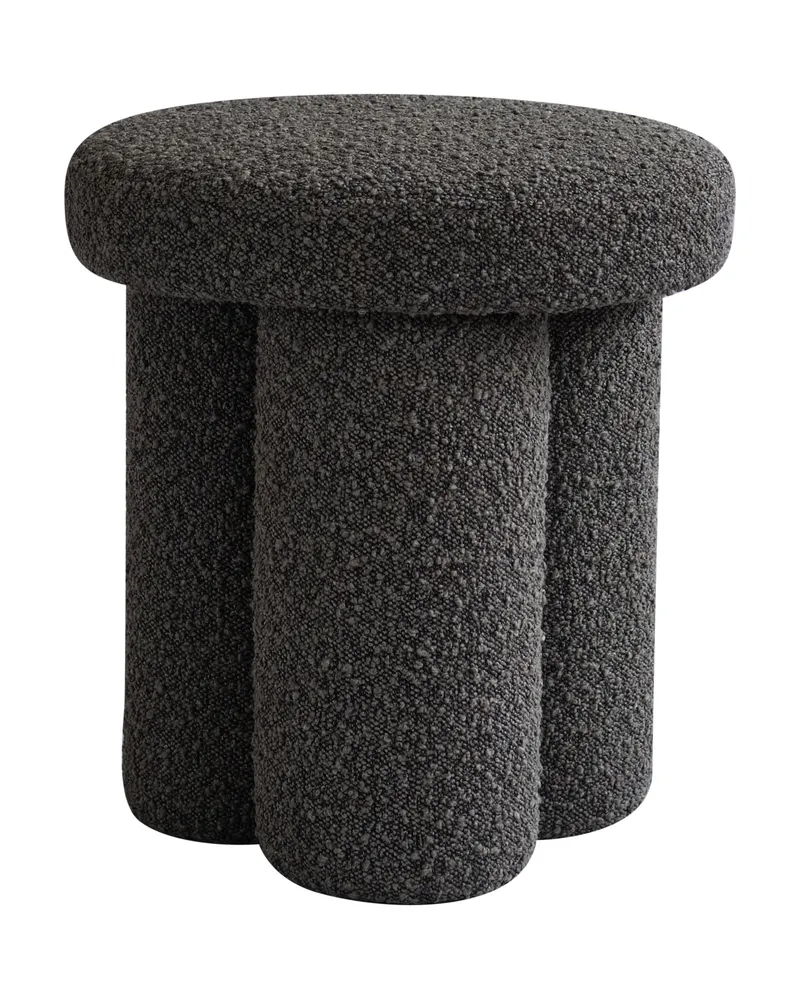 101 Copenhagen Gepolsterter Hocker Big Foot - Braun - Schlingenpol - Designer Tommy Hyldahl 
