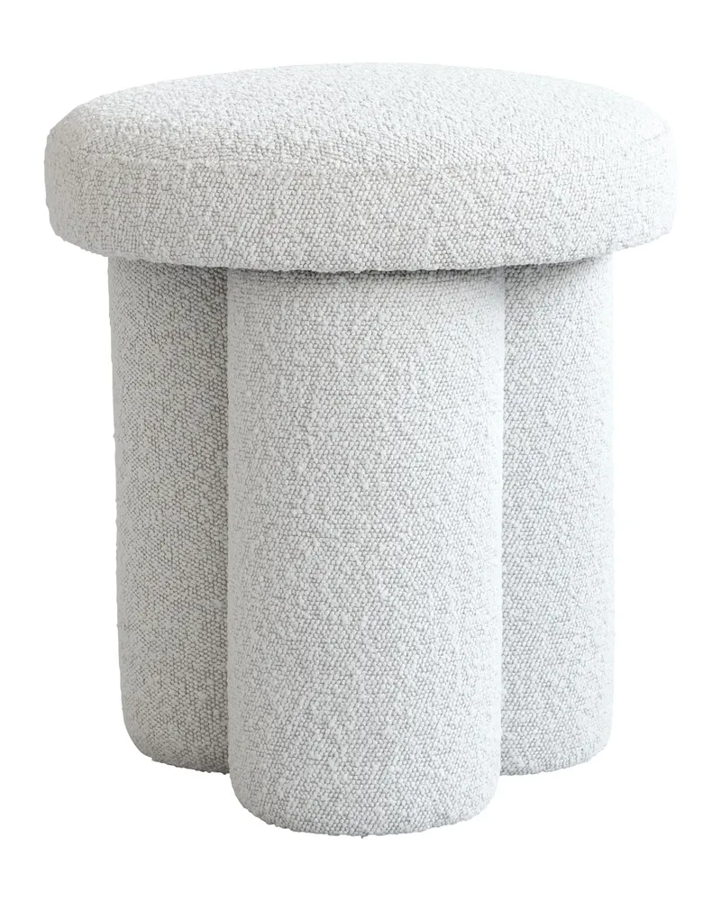 101 Copenhagen Gepolsterter Hocker Big Foot - Braun - Schlingenpol - Designer Tommy Hyldahl 