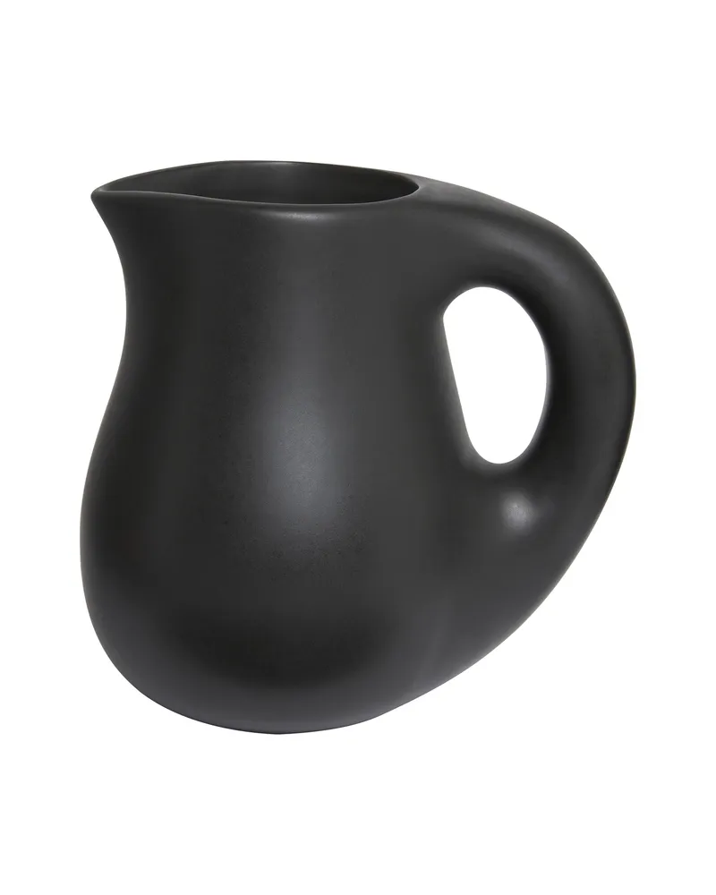 Toogood Karaffe Dough - Weiß - emaillierter Sandstein - Designer Faye Toogood 