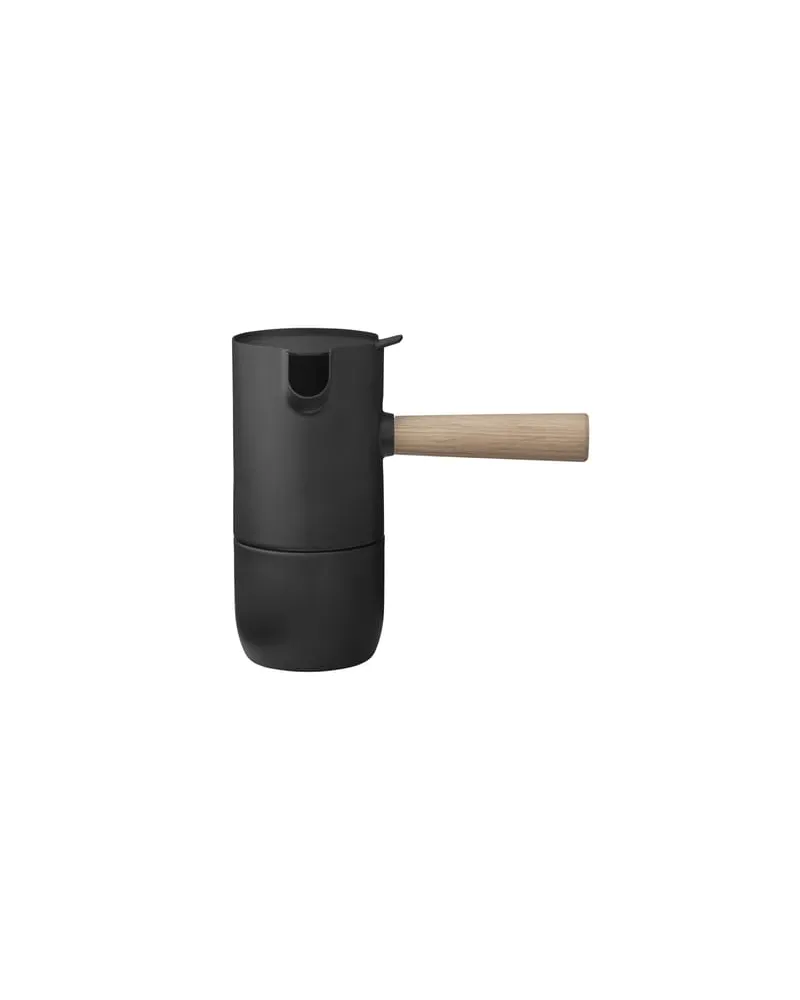 Stelton italienischer Kaffeebereiter Collar - Holz natur - Eiche natur - Designer Federico Sandri 
