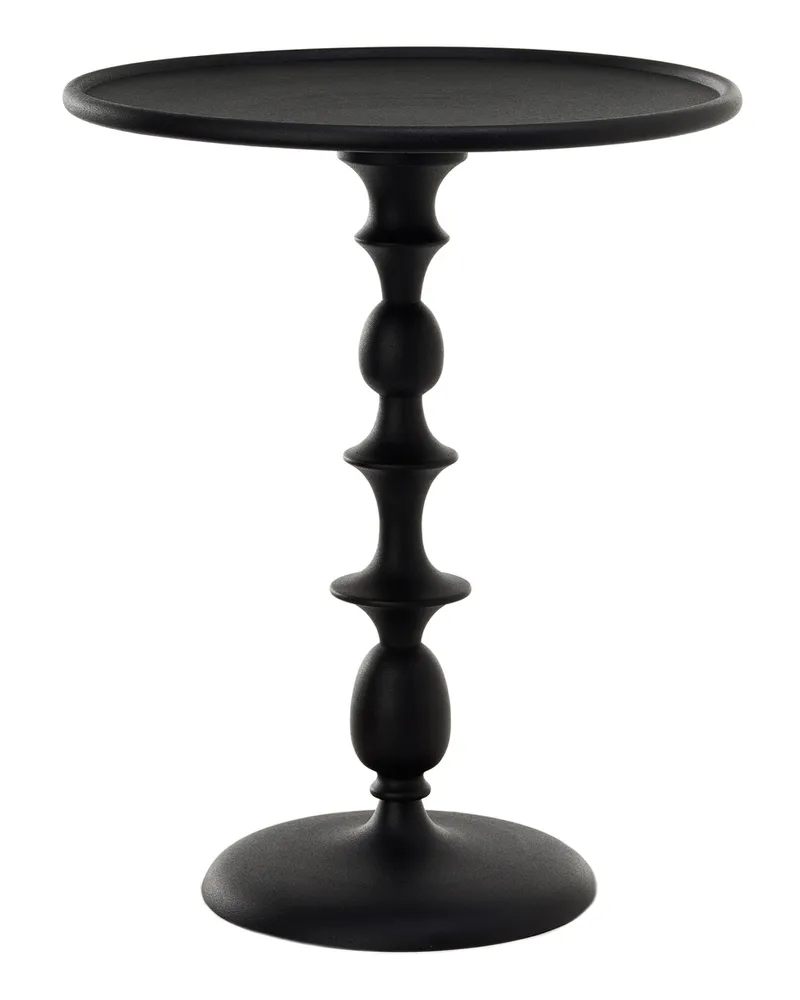 POLSPOTTEN Beistelltisch Classic - Schwarz - Lackiertes Aluminiumguss - Designer MODO architettura + design 